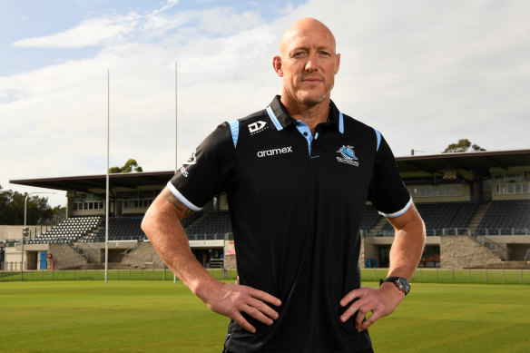 Craig Fitzgibbon kicks off his head coaching career at Cronulla this season.