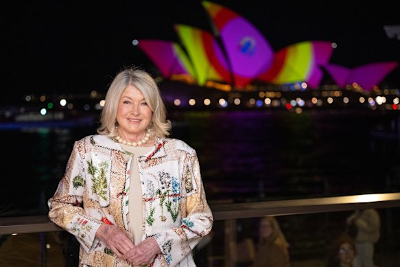 Martha Stewart spoke as the headline act for Vivid Sydney last night.