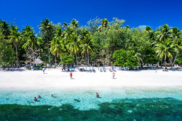 Captain Joe’s favourite place to visit is  beautiful Nanuya Island.