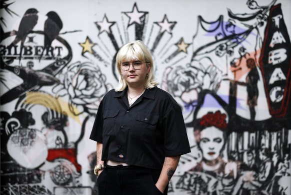 Louisa McCarthy at her home in Brisbane.