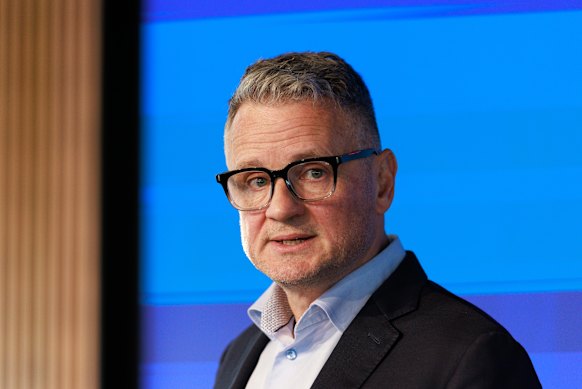 Telstra CFO Michael Ackland.