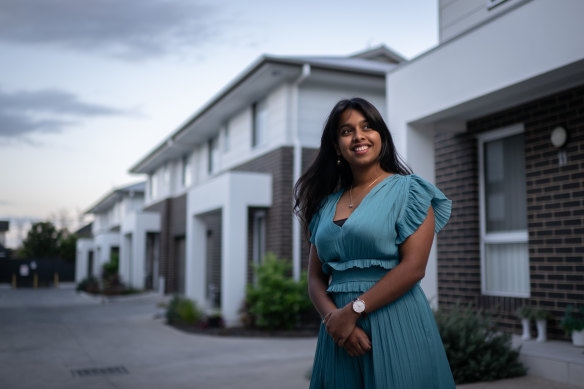 Rowena Fernando has bought her first home in Oxley Park after looking to buy a home for three to four years.