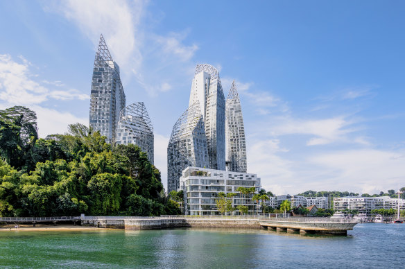 Luxury apartments in the Keppel Bay area.