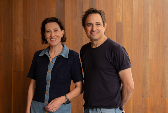 Virginia Trioli and author Trent Dalton.