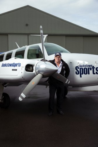 Rod Anderson volunteers with the charity Little Wings,  flying ill children from regional NSW to the city for treatment.