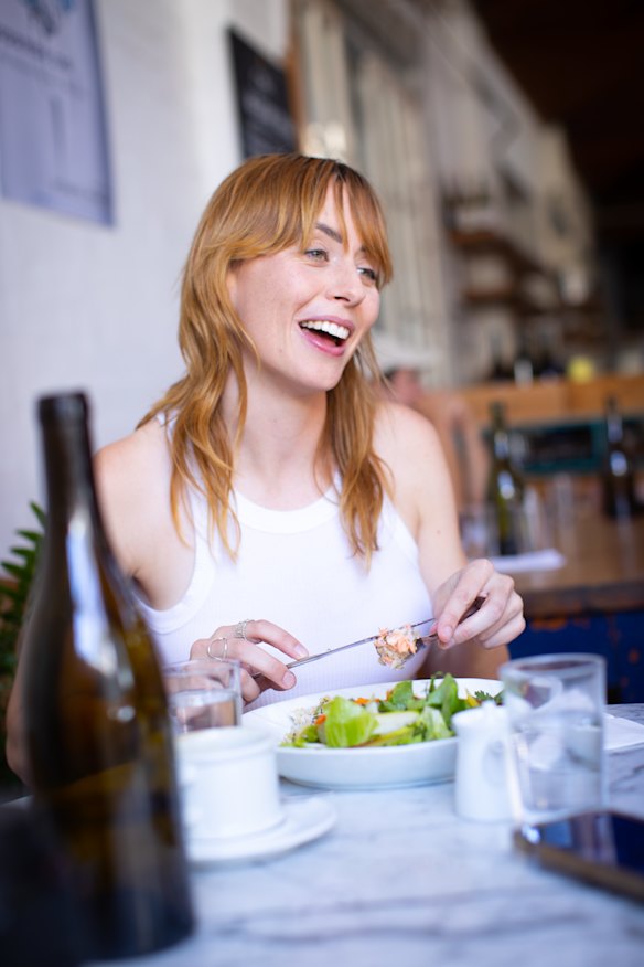Payten at her Melbourne favourite, CIBI.