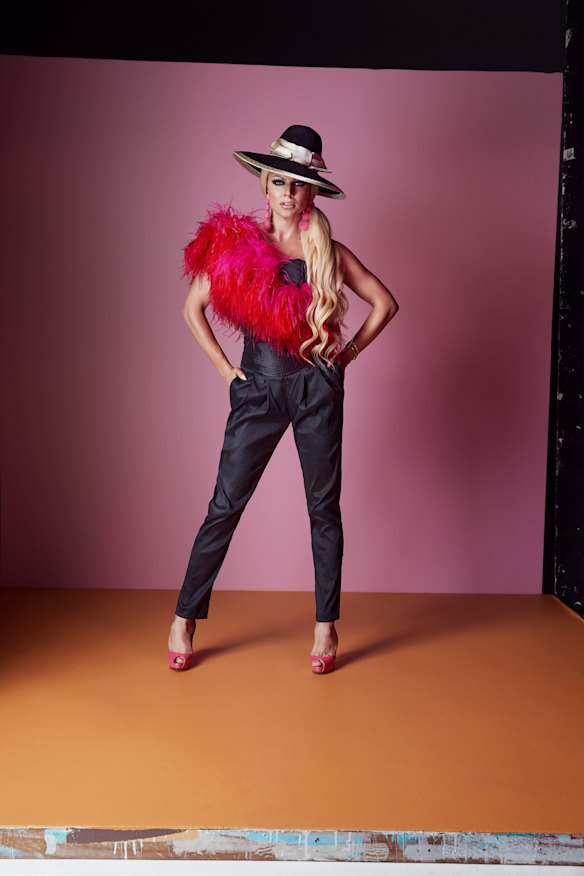 Romance Was Born bustier and pants.