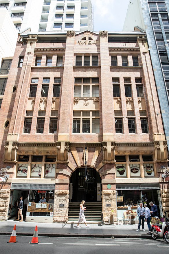 The YMCA building on Pitt Street.