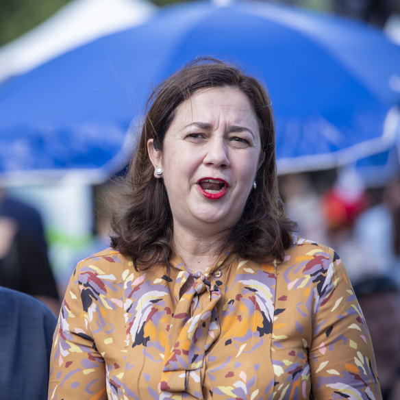 Queensland Premier Annastacia Palaszczuk thinks the community is "fed up" with the Adani approval process.