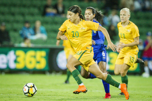 The Matildas rose to international prominence at the Tournament of Nations.
