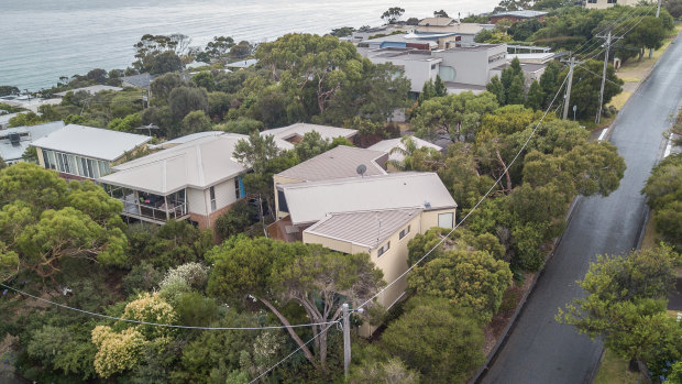 The $1.12 million Dromana beach house now owned by Archbishop Denis Hart.