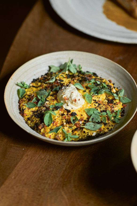 Creamed corn is a menu staple.
