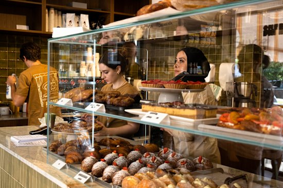 The pastry counter at Self Raised.