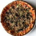 Go-to dish: Salsiccia e funghi pizza.