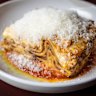 Wagyu lasagne with truffled manchego.