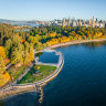 The city beach at English Bay.