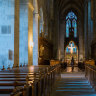 Inside the Cistercian Abbey.