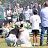Friends and family gather for the funerals of Sophie Quinn and her unborn baby, and her aunt Nerida Quinn in Lake Cargelligo.