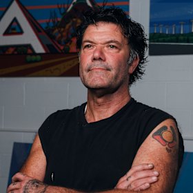 Archibald finalist Blak Douglas illustrated Thomas Mayor’s <i>Finding Our Heart</i>.