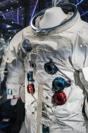 Some of the suits on display have travelled into space.