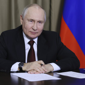 Russian President Vladimir Putin would regain the option of nuclear testing in his negotiations with the West.