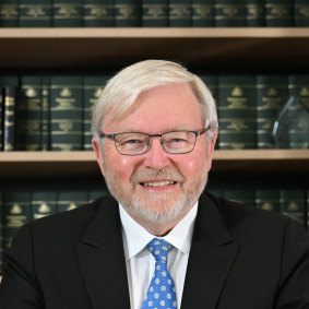 Former prime minister Kevin Rudd