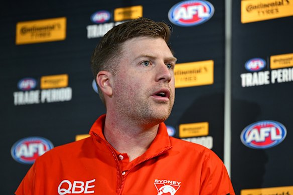 Swans list boss Chris Keane.