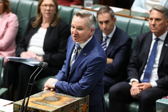 Energy Minister Chris Bowen. 