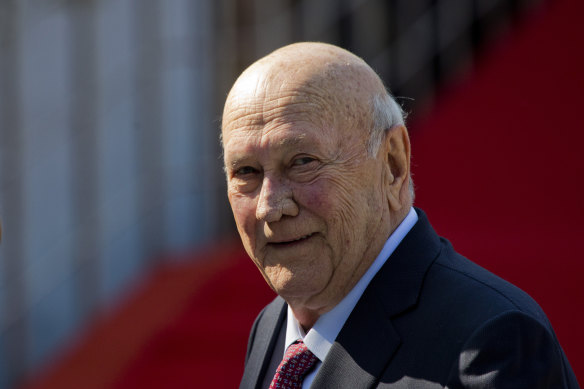 Frederik Willem de Klerk in 2019.