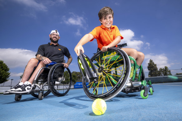 Australian Open wheelchair doubles champion Heath Davidson has backed Sonny’s dream.