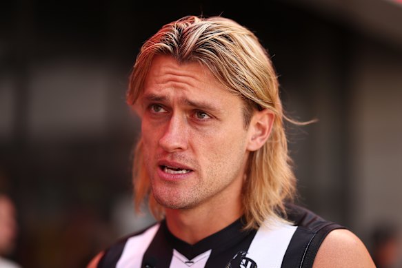 Darcy Moore is in a fitness race for opening round.