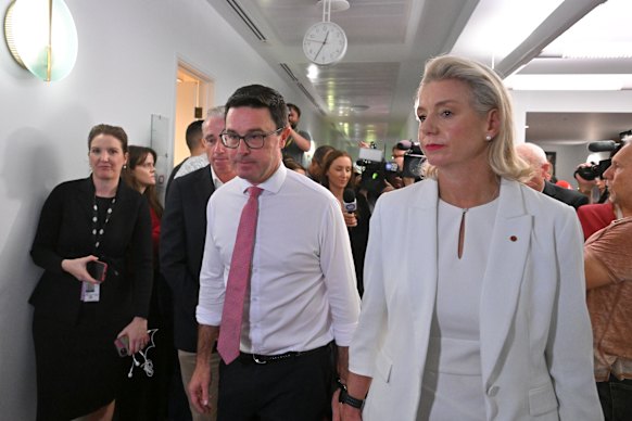 Nationals’ leader and Liberal leader Sussan Ley agree to put on hold the Coalition spilt.