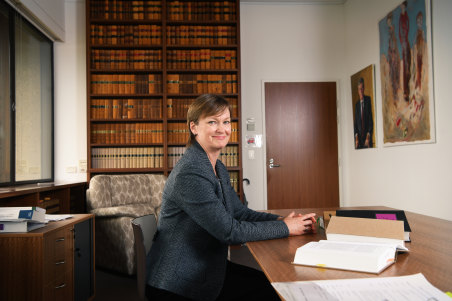 Swearing in: New High Court Justice Jacqueline Gleeson.