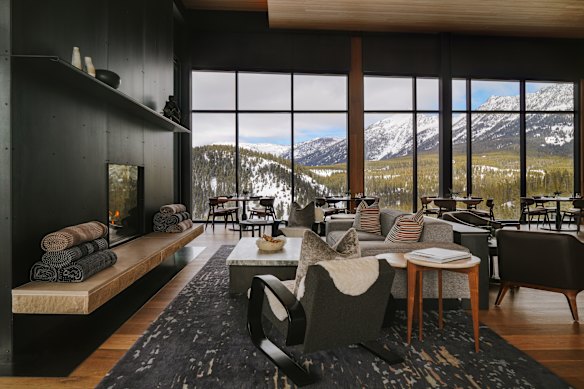The Landing Restaurant offers resort-casual with big mountain views.