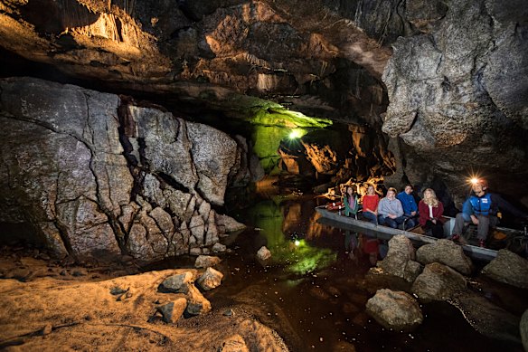 Marble Arch Caves, Enniskillen, has 330-million-year-old limestone structures – and morning yoga classes.