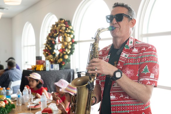 Saxophonist Richie Murphy.