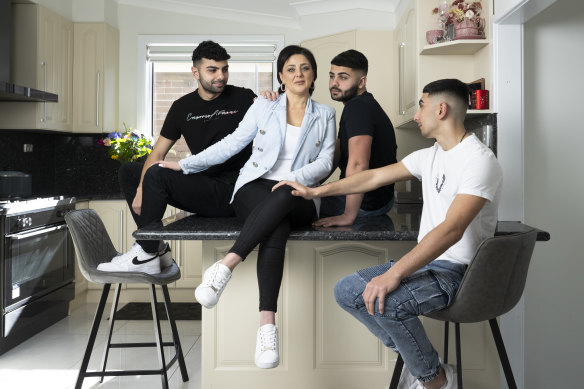 Heidi Wehbe, who is battling stage four bowel cancer (with her three sons, Anthony 19, Steve 17 and Daniel 15) has been part of a new targeted treatment trial that has seen her cancer greatly reduced.