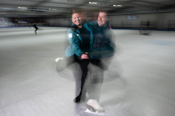 Former Olympians Danielle O’Brien and Greg Merriman are fighting to save Canterbury Olympic ice rink.