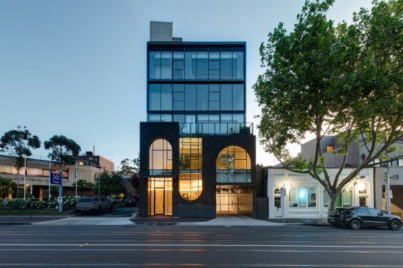 Curtis York’s five level office in Prahran. It’s next project is in Cremorne.