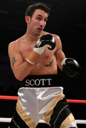 Final bell: Boxer Scott Westgarth has died in hospital after a bout on the weekend.
