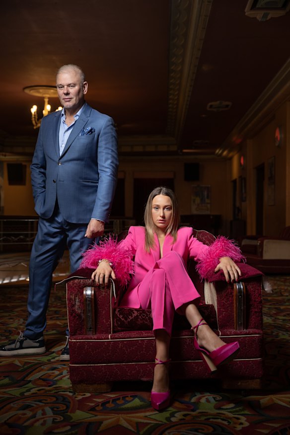 Agent Stephen Bucknall (pictured with Coco Fox) has helped launch the career of several international models.