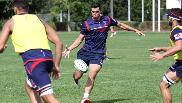 Melbourne Rebels will throw Jack Debreczeni into the starting five-eighth role.