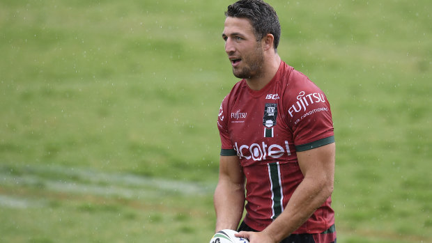 Incoming: Sam Burgess has avoided suspension over a cannonball tackle.