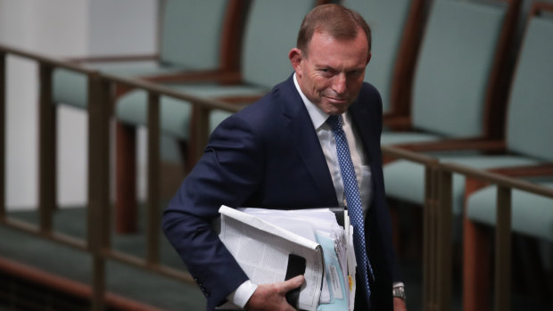 Tony Abbott says with wages falling and house prices rising, Australia must re-examine its migrant intake.