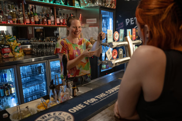 The number of craft beers on tap has increased from two to 24 at Petersham Bowls.