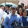 'Conditions are awful': Congressman shares video of migrants held at border