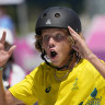 ‘It means the world’: Palmer scores Australia’s first skateboarding gold
