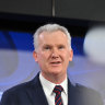 “Small price to pay”: Employment Minister Tony Burke at the National Press Club on Thursday.
