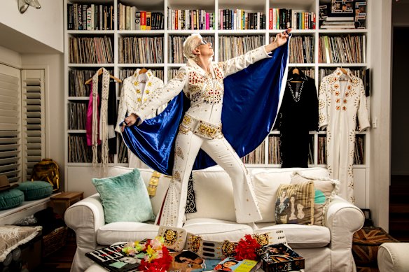 By day, Maria Phillips is the chief financial and operating officer of a technology firm. By night and on weekends, she performs her Elvis Presley tribute act under the name Platinum Elvis.