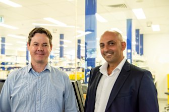 Dr James Petrie (left) and Ben Leita (right) are the founders of Nourish.